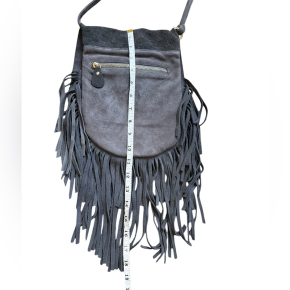 Street Level Faux Suede gray Purse - Picture 10 of 15